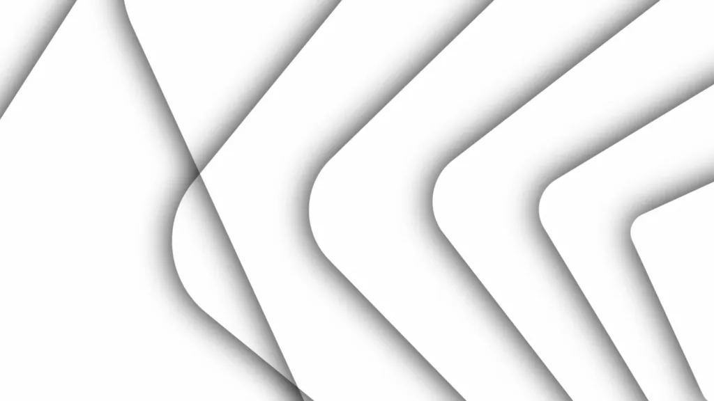 Layered white forms casting soft overlapping shadows