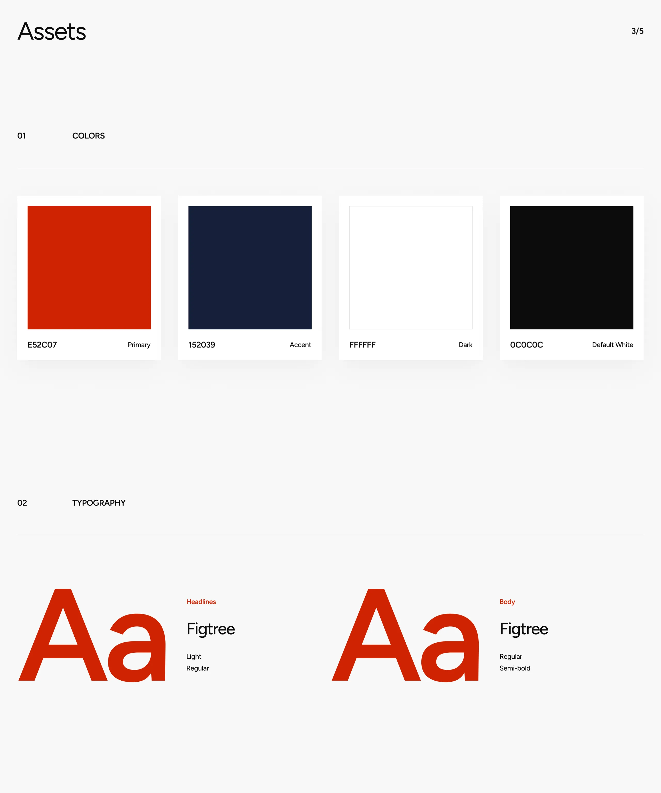 Northloop design system: the primary red, navy accent, white and near-black, with Figtree for both headlines and body